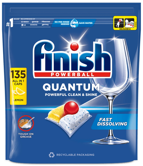 Finish Quantum All in 1 kapsuly do umývačky riadu
