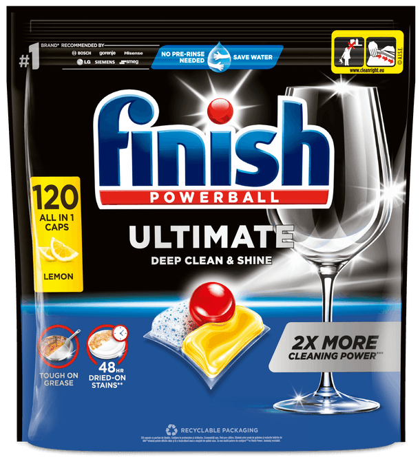 Finish Ultimate All In 1 Kapsuly Do Umývačky Riadu